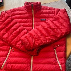 Patagonia Micro Puff Insulated Red Jacket Men's Size large